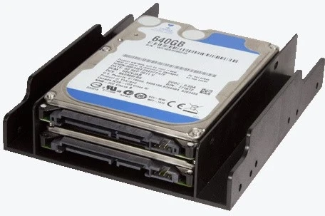 Nosilec za 2,5" HDD v 3,5" režo LogiLink, črn