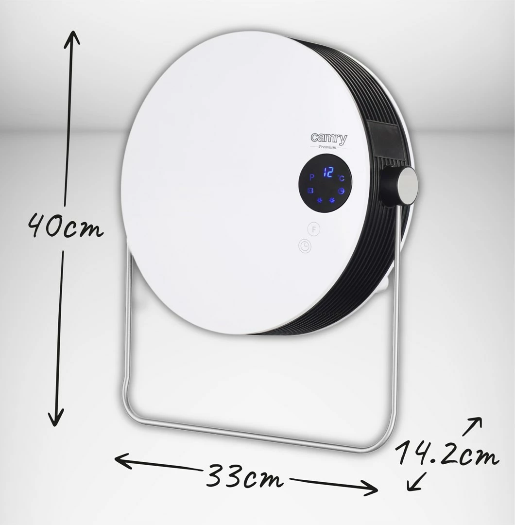 Kopalniški radiator CAMRY CR 7747, 2000 W, bel