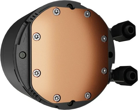 Računalniško ohišje z vodnim hlajenjem Natec HYDRIA GENESIS 360 ARGB, 3 ventilatorji, črno