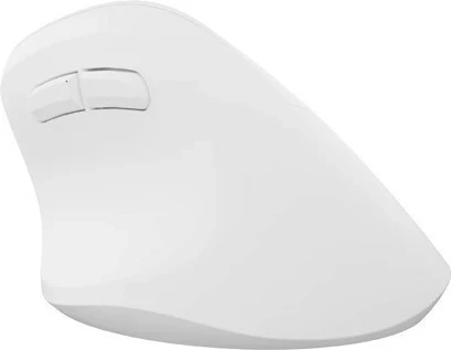Vertikalni miš Natec Crake 2, Bluetooth, 2400 DPI, bel
