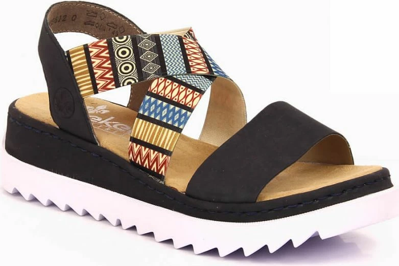 Udobne sandale Rieker, večbarvne