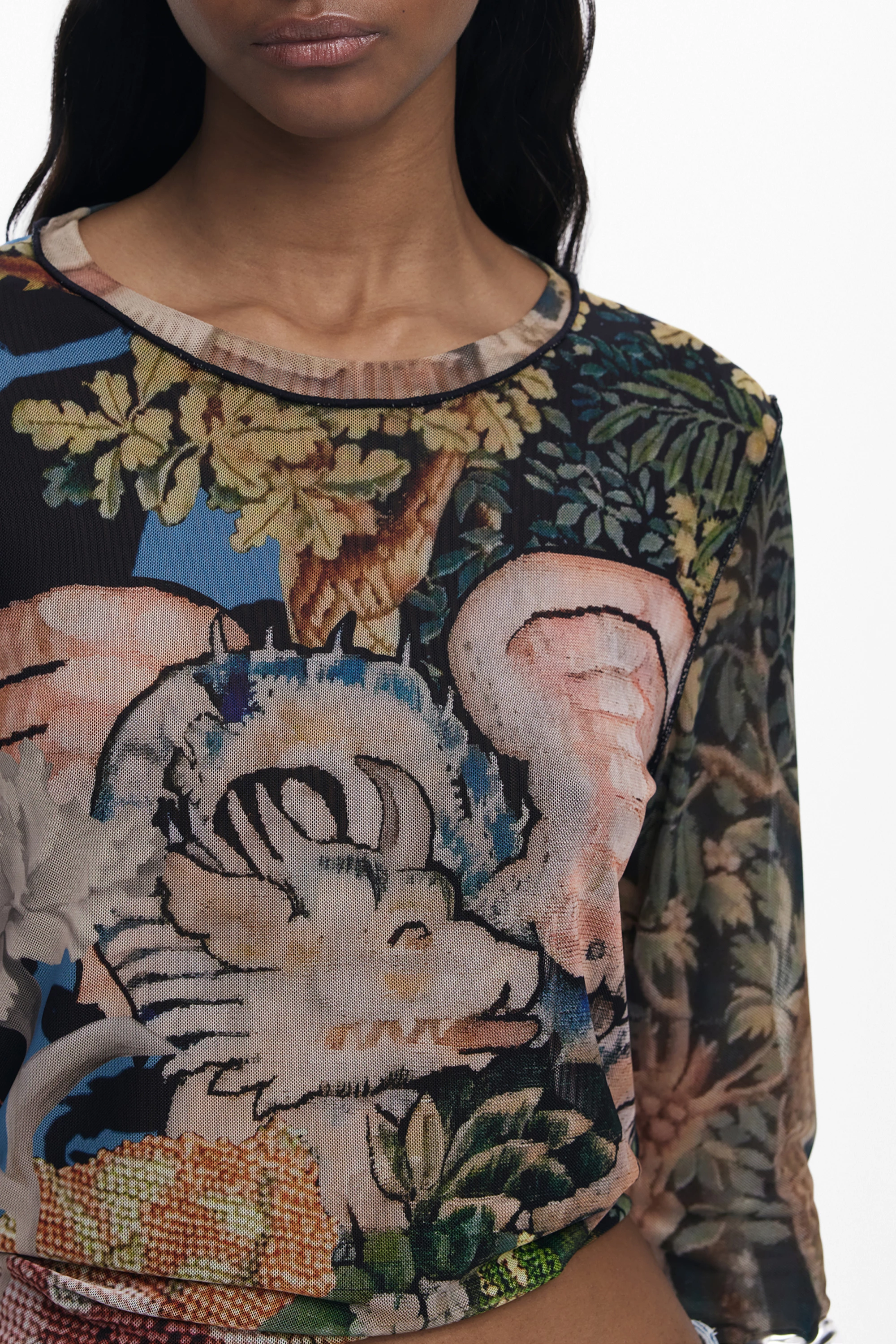 Majica za ženske DESIGUAL, črna