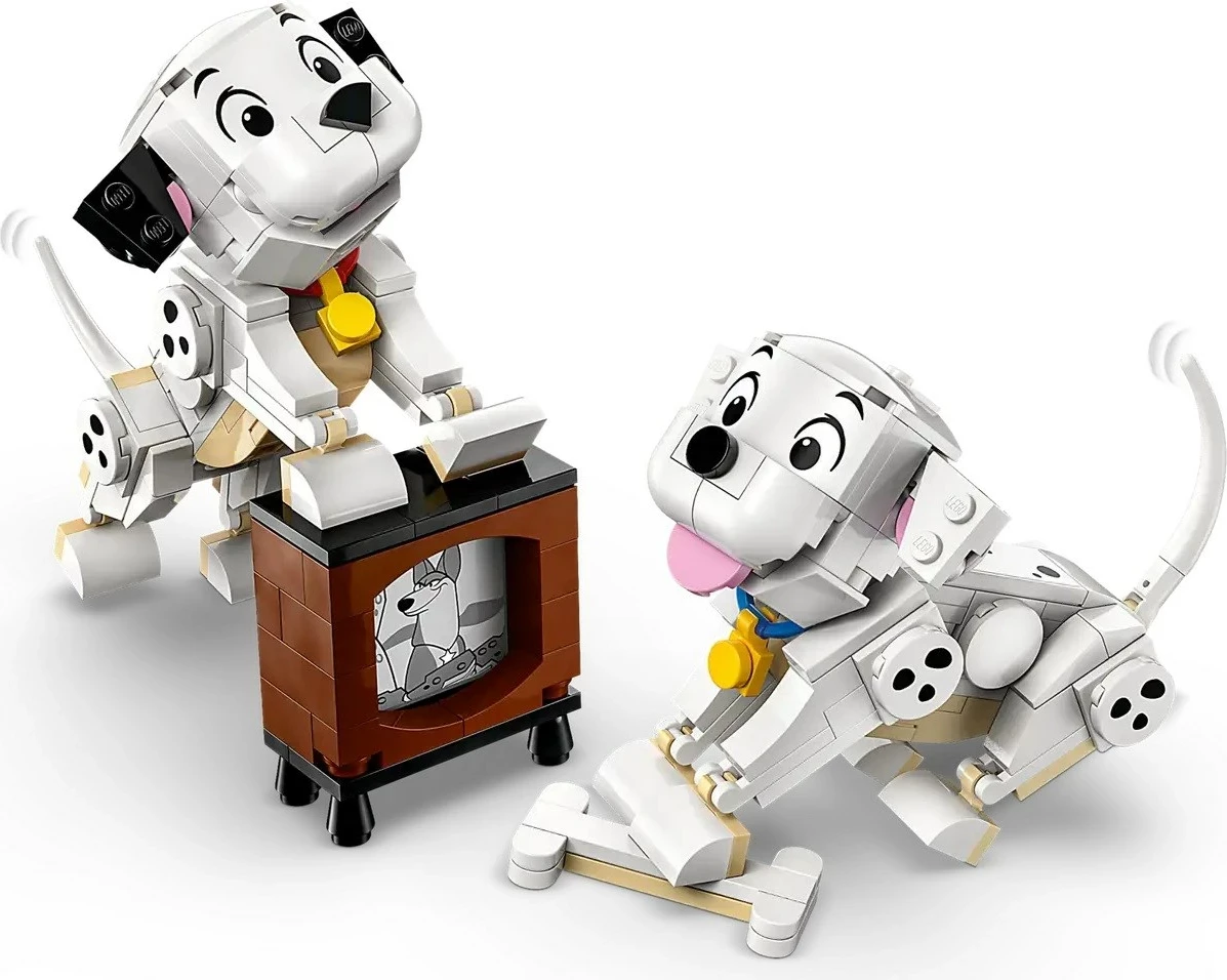 Set LEGO Disney Lucky & Penny, 101 Dalmatincev, 268 kosov