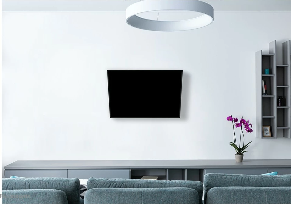 Stenski nosilec za zaslone do 55", Neomounts WL40S-850BL12, 100 x 100 mm - 200 x 200 mm, jeklo, črn