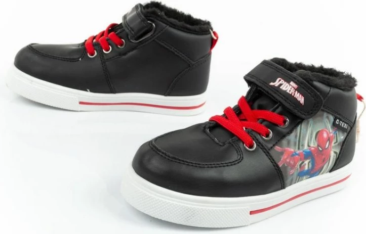 Zimski škornji za otroke Inny, črni in rdeči