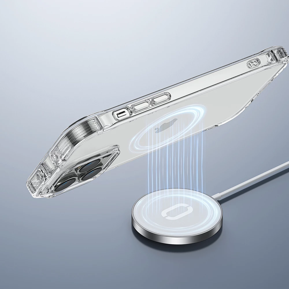 Prozoren ovitek za iPhone 14, Joyroom Defender Series JR-14H1, s držalom