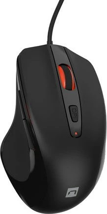 Žična miška Natec Pigeon 2, 4000 DPI, 1.8 m, črna