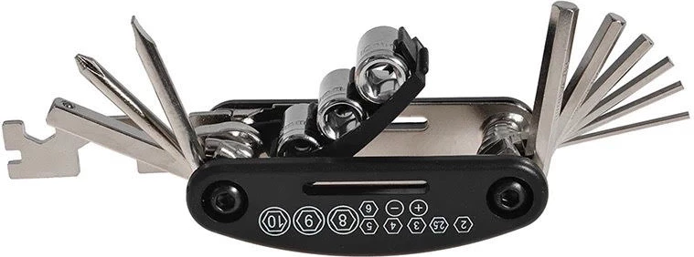 Večfunkcijsko orodje za kolo Rockbros GJ1601 16-v-1, črno