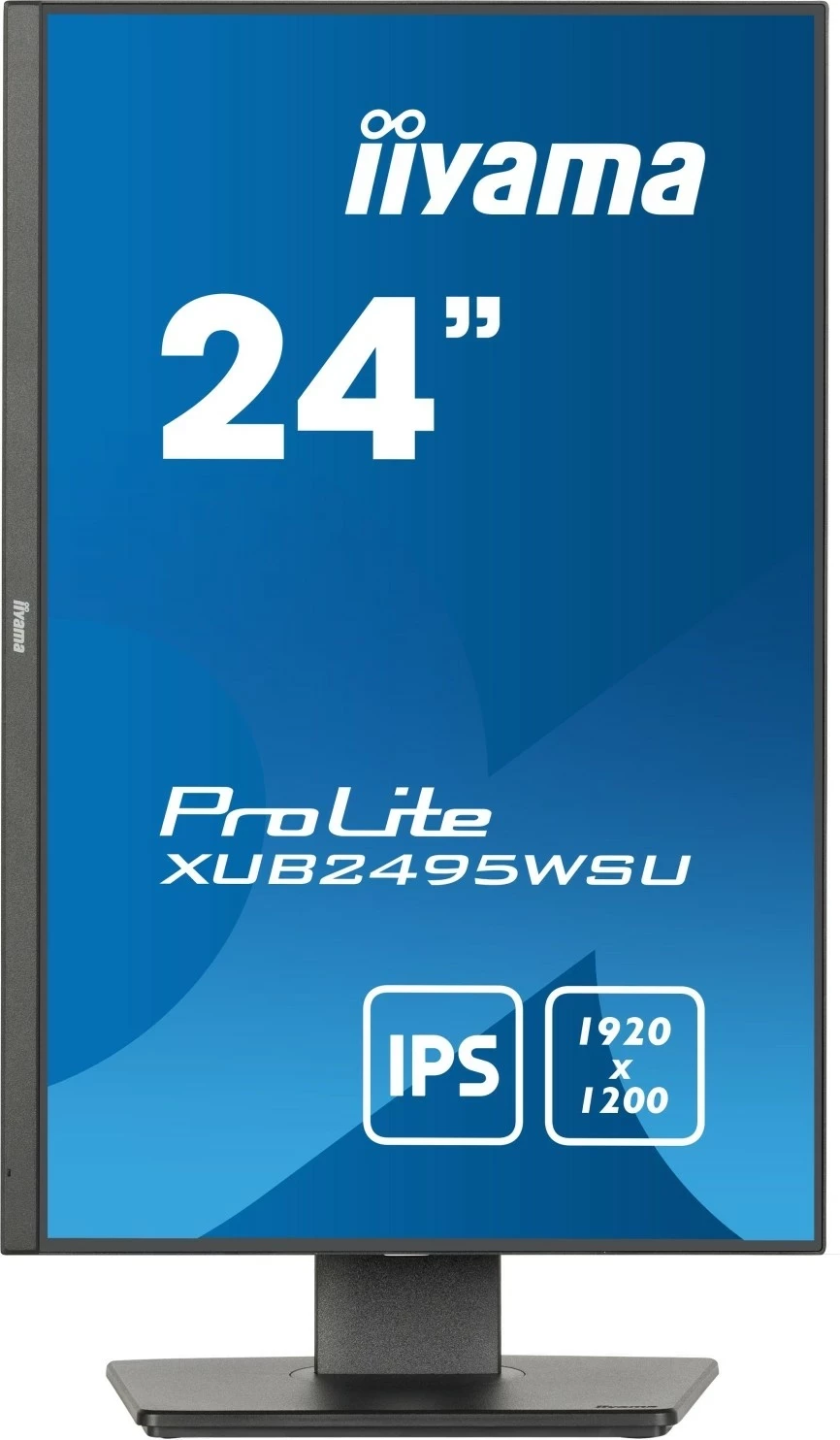 24,1" IPS monitor za pisarno in dom iiyama ProLite XUB2495WSU-B7, črn