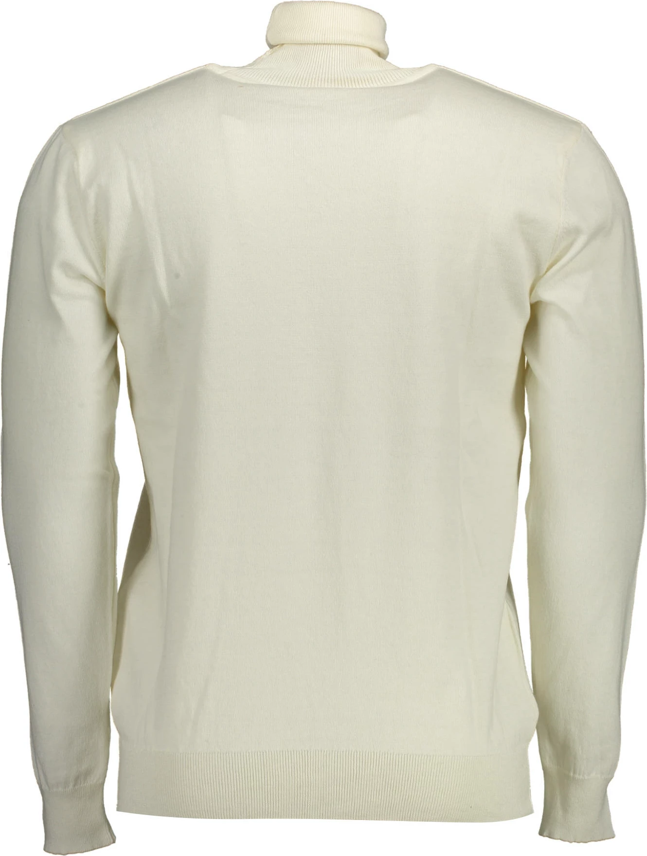 Majica polo za moške z visokim ovratnikom, U.S. POLO, bela