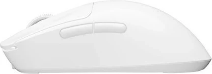 Brezžična ergonomska miška Fury Tanto T4, 12.000 dpi, 7 gumbov, bela