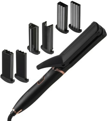 Komplet za oblikovanje las 5-v-1, Adler AD 2028, keramični premaz, 1200 W, kabel 180 cm, črn