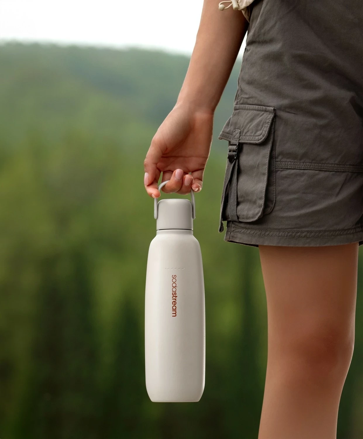 Steklenica za gazirane pijače 900 ml, bež - Sodastream Fizz&Go