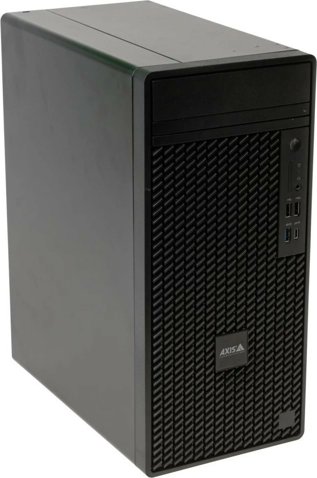 Registator programske opreme za omrežne kamere Axis S1216, tower ohišje, črn