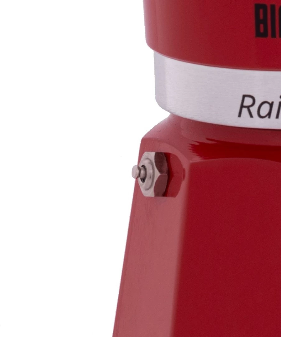 Kavni aparat Bialetti Rainbow 1TZ, 60 ml, rdeč