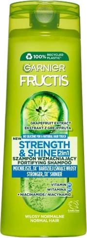 Šampon za normalne lase Strength & Shine 2v1, Garnier, 400 ml