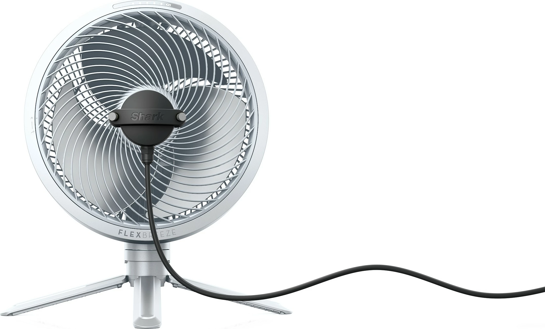 Namizni/stoječi ventilator Shark FlexBreeze, domači, bel