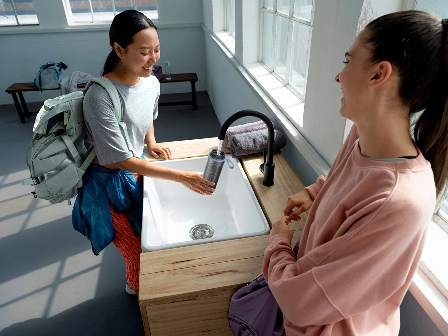 Filtrirna steklenica Active BRITA, zelena, 2 filtrov