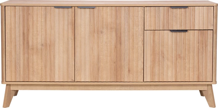 Bufet iz MDF z naravnim tonom Hamea, 150x39,5x73 cm