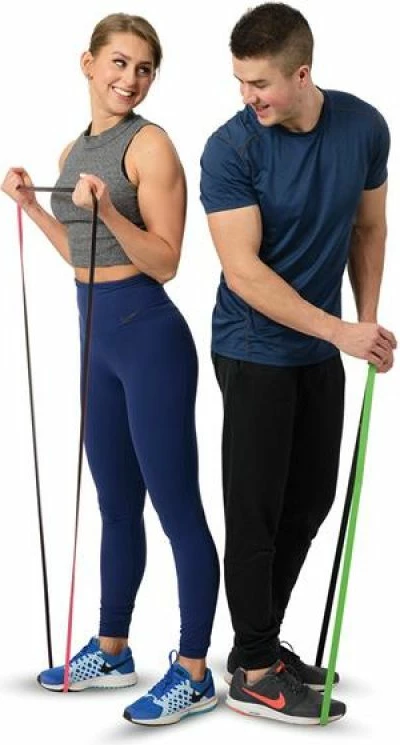 Odpornostni trak za vadbo HMS POM-CZAR GU06 29x5x2250 mm, oranžen