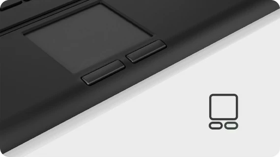 Kompaktna tipkovnica s touchpadom KeySonic KSK-5211ELU, žična, LED, QWERTZ, črna