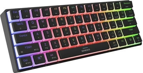 Mehanska tipkovnica Genesis Thor 660 G2 RGB, Gateron Brown, črna