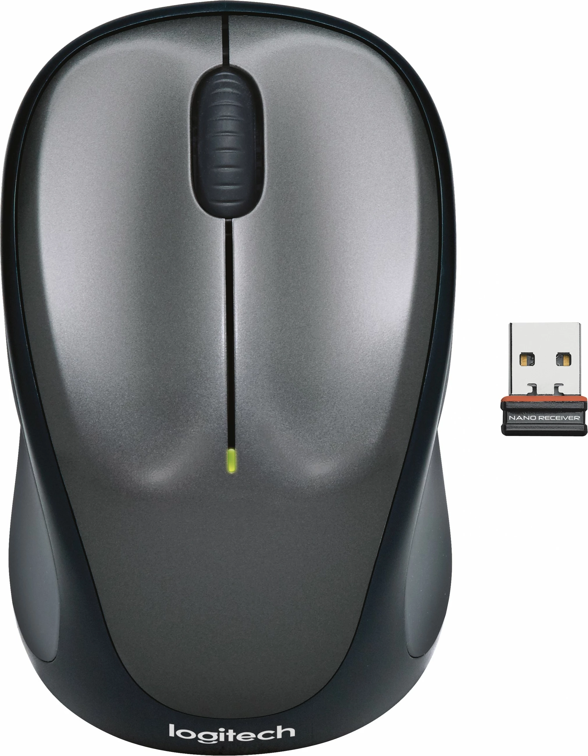 Optični brezžični miš Logitech M235, ambidekstralna, 1000 DPI, siva