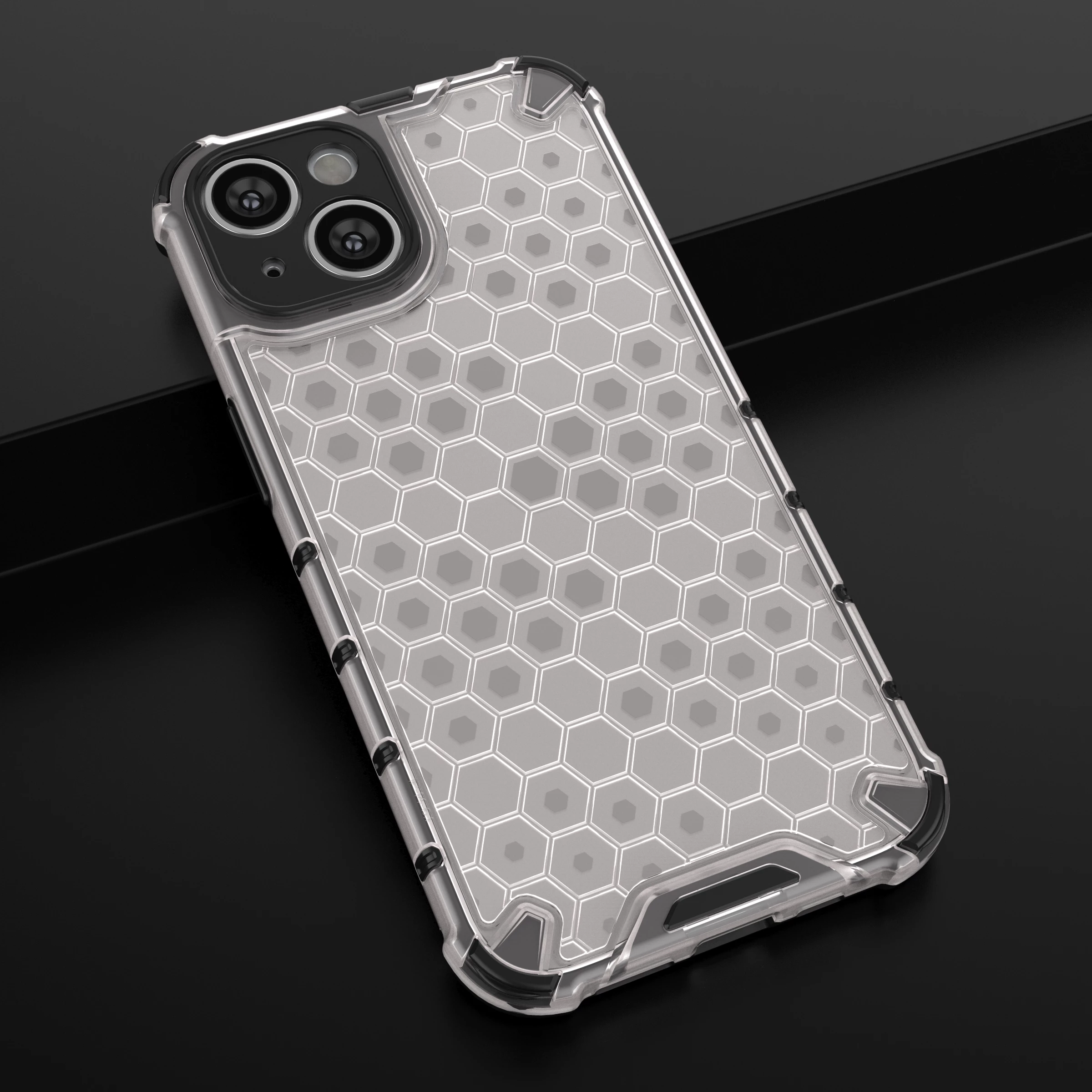 Zaščitni ovitek Honeycomb Hurtel za iPhone 14 Plus, moder