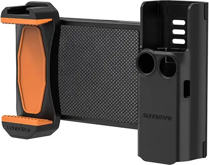 Držalo za telefon s shranjevalno škatlo za DJI Osmo Pocket 3, Sunnylife OP3-AD744, črno-oranžna