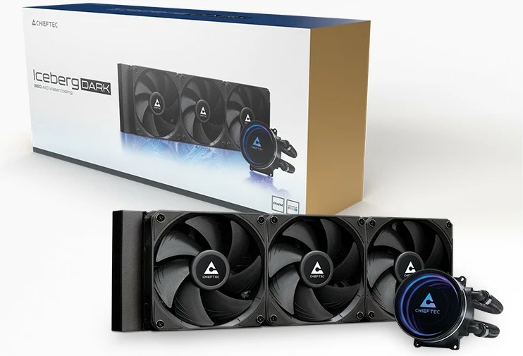 Ftohenje CPU, Chieftec ICEBERG 360 DARK, 360 mm, ARGB