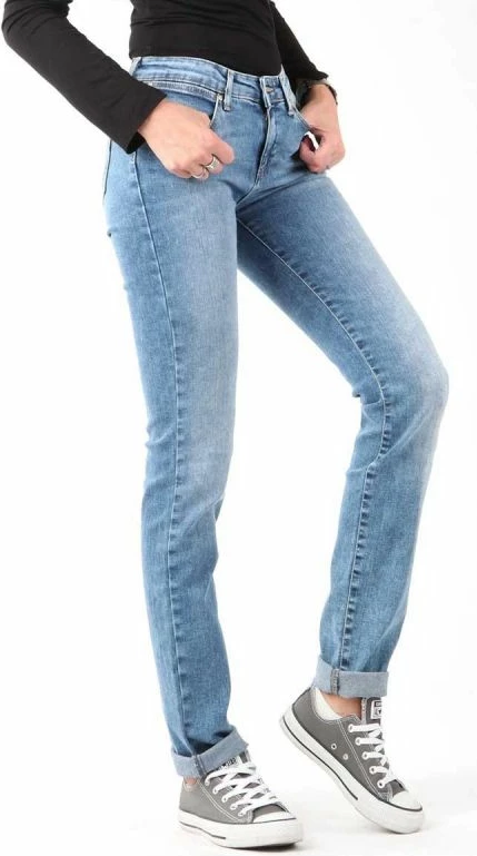 Slim kavbojke Wrangler ženske, modre
