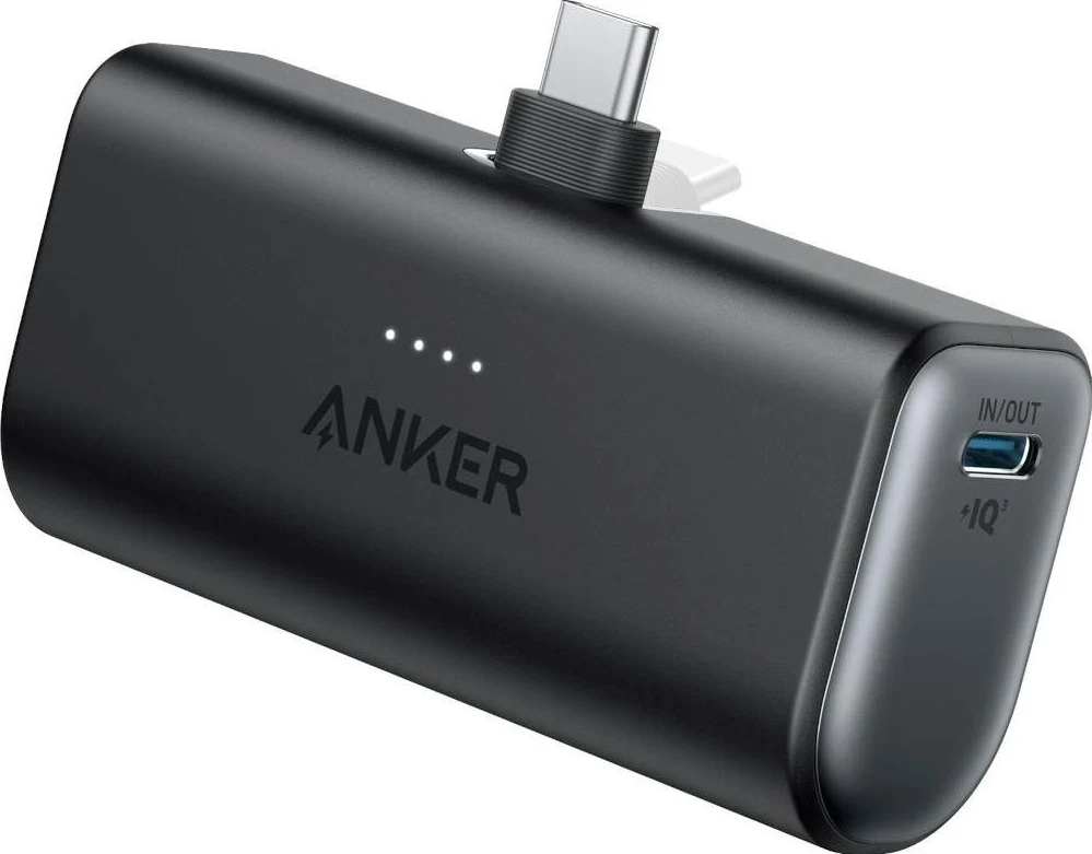 Prenosna baterija Anker Nano 5000 mAh, 22,5 W, črna