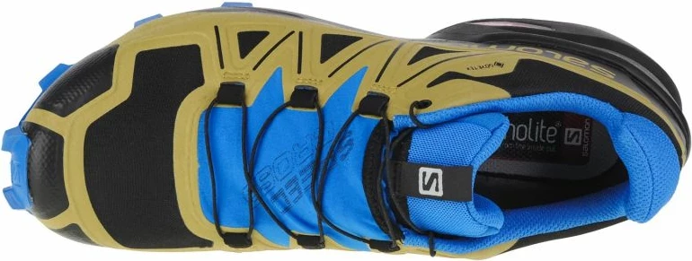 Tekmovalne tekaške atlete za teren Salomon Speedcross 5 GTX M, modro-zelene