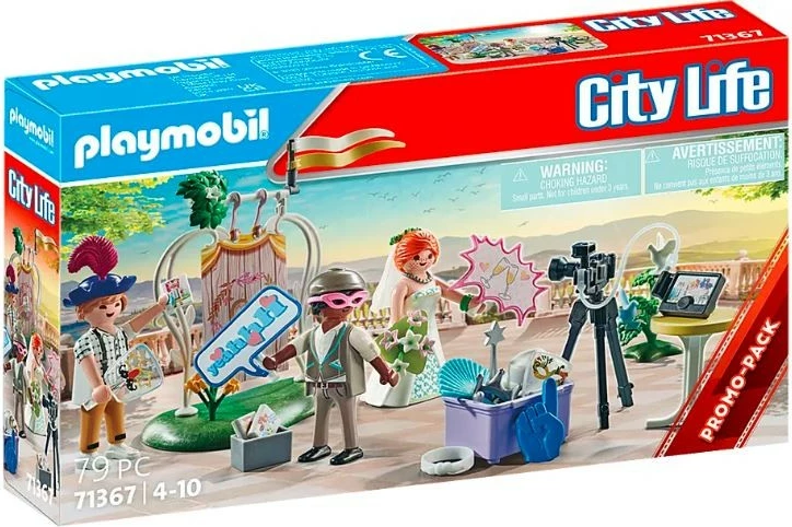 Foto kabina za poročne fotografije, Playmobil City Life 71367, 79 delov