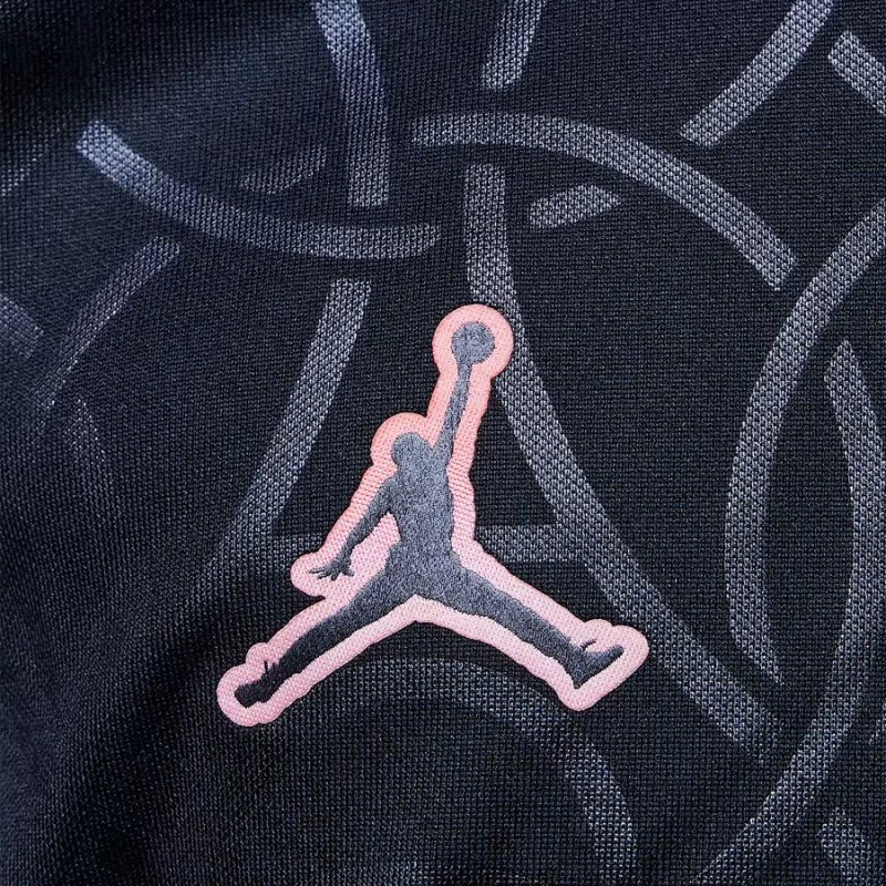 Otroška majica Nike Jordan PSG, črna