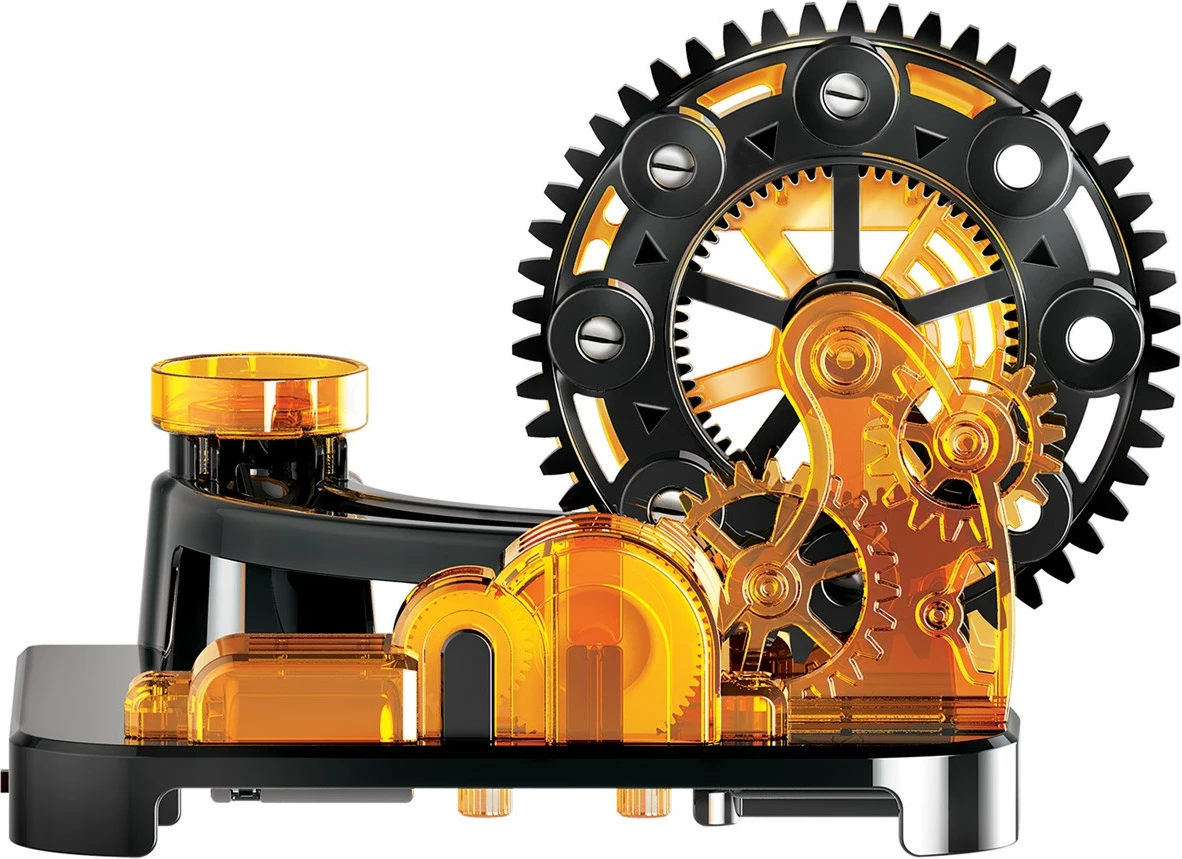 Električni gradbeni set proge za krogle, 4M KidzLabs 00-03456, električni motor, plastika, deluje na baterije AAA, 5+