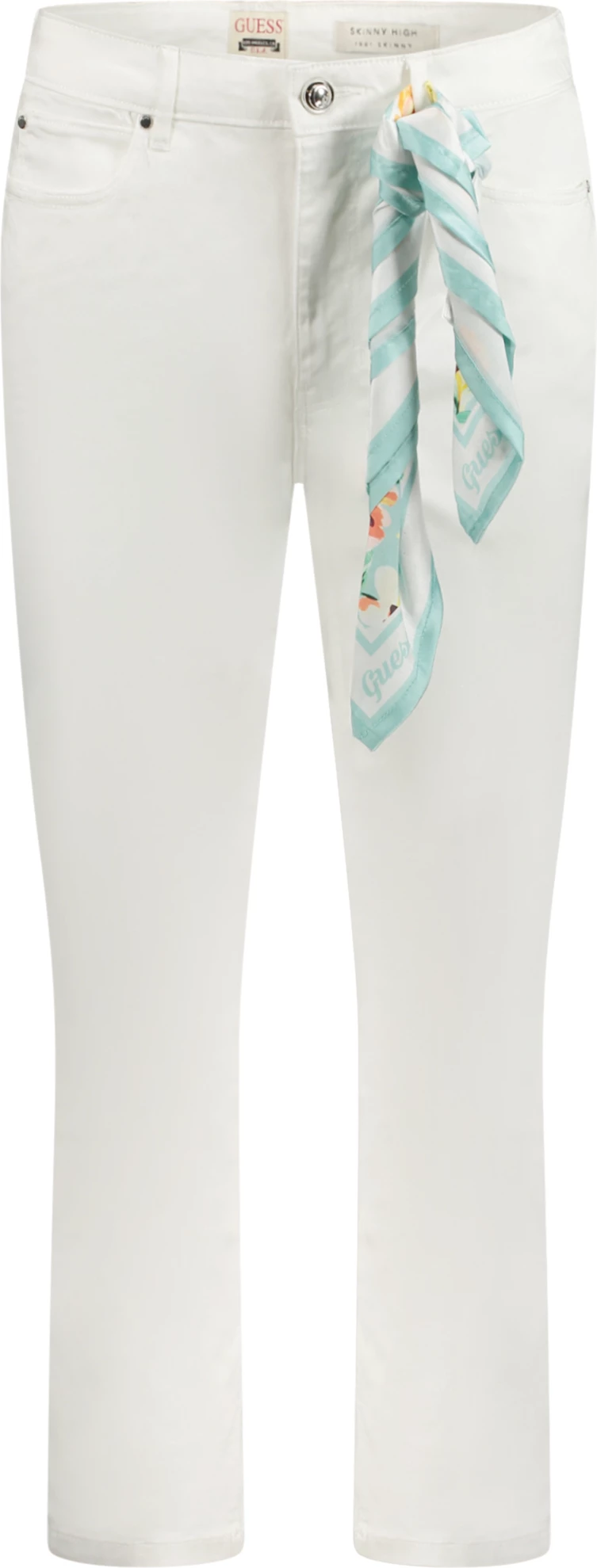 Skinny high jeans GUESS JEANS, bele