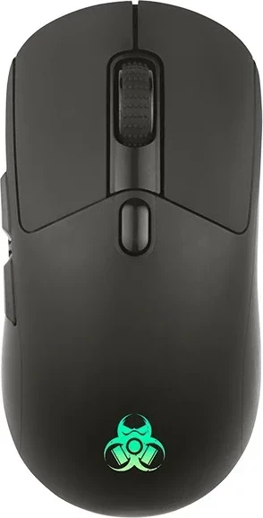 Brezžični igralni miš GameZone THOR RGB, 10.000 DPI, črn