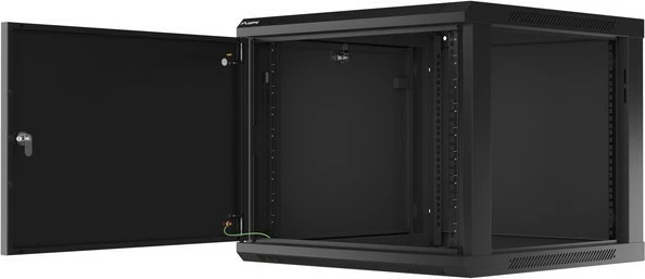 Omara za omrežje Lanberg WF01-6609-00S, 9U, 600x600 mm, siva