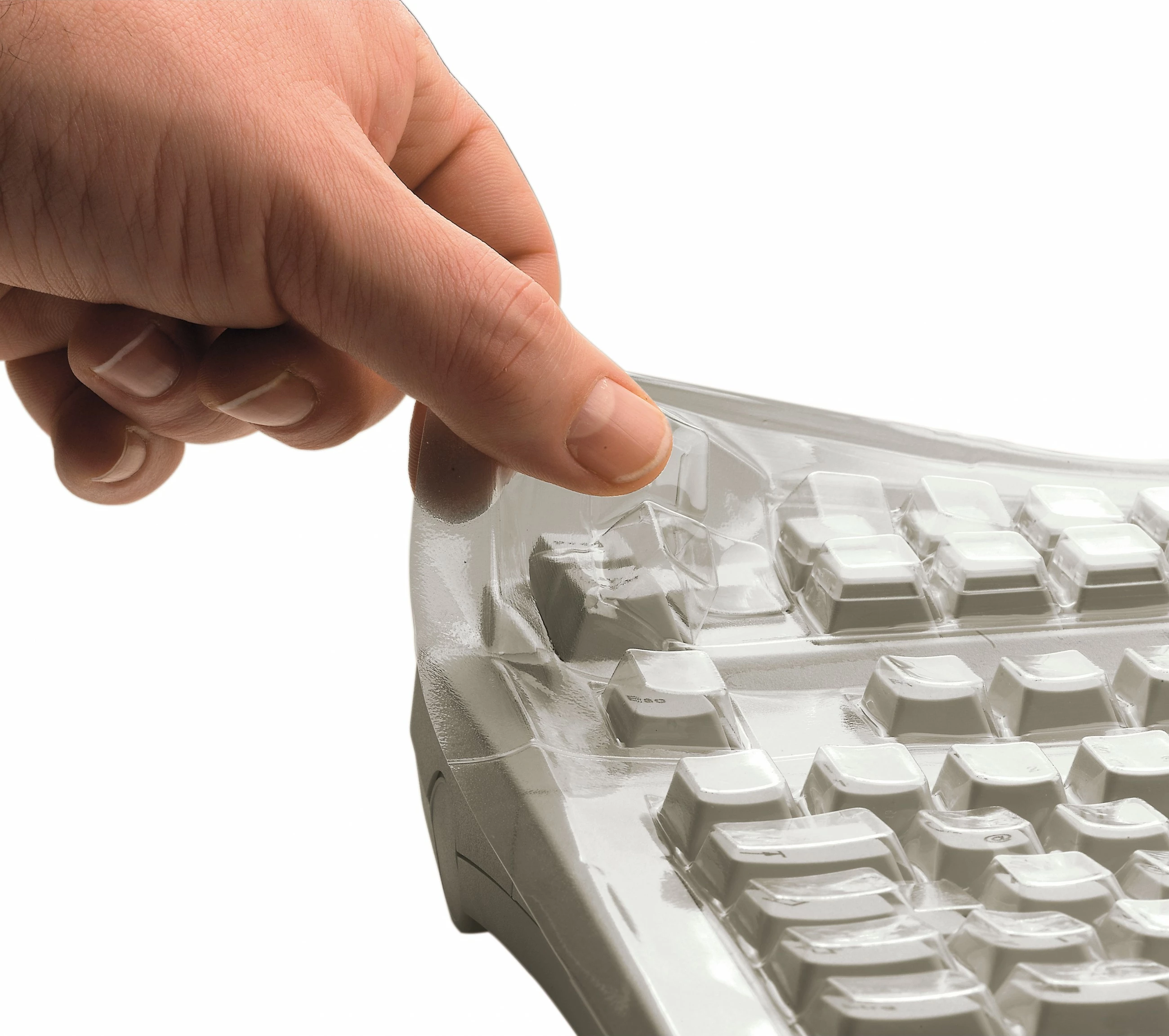 Zaščitni ovoj za tipkovnico Cherry G84-4100, 0,25 mm, prozoren