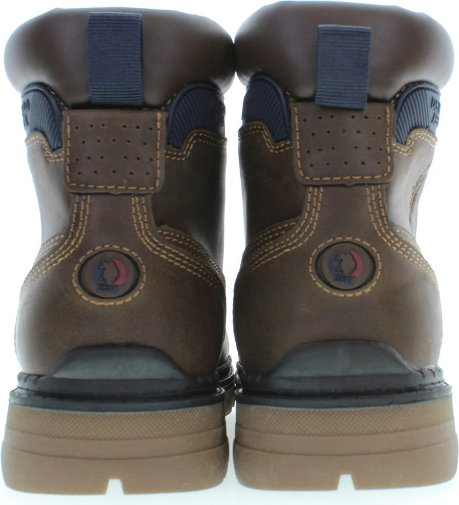 Visoke vezalke čevlji U.S. POLO BEST PRICE za moške, rjava