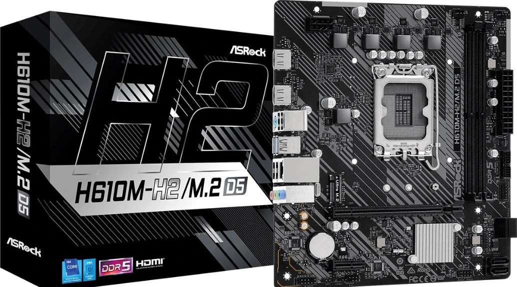 Mikro ATX plošča ASRock H610M-H2/M.2 D5
