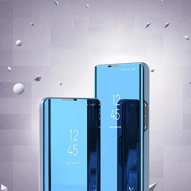Zaščitni ovitek Clear View Hurtel za Xiaomi Redmi K40 Pro+/K40 Pro/K40/Poco F3, rožnat
