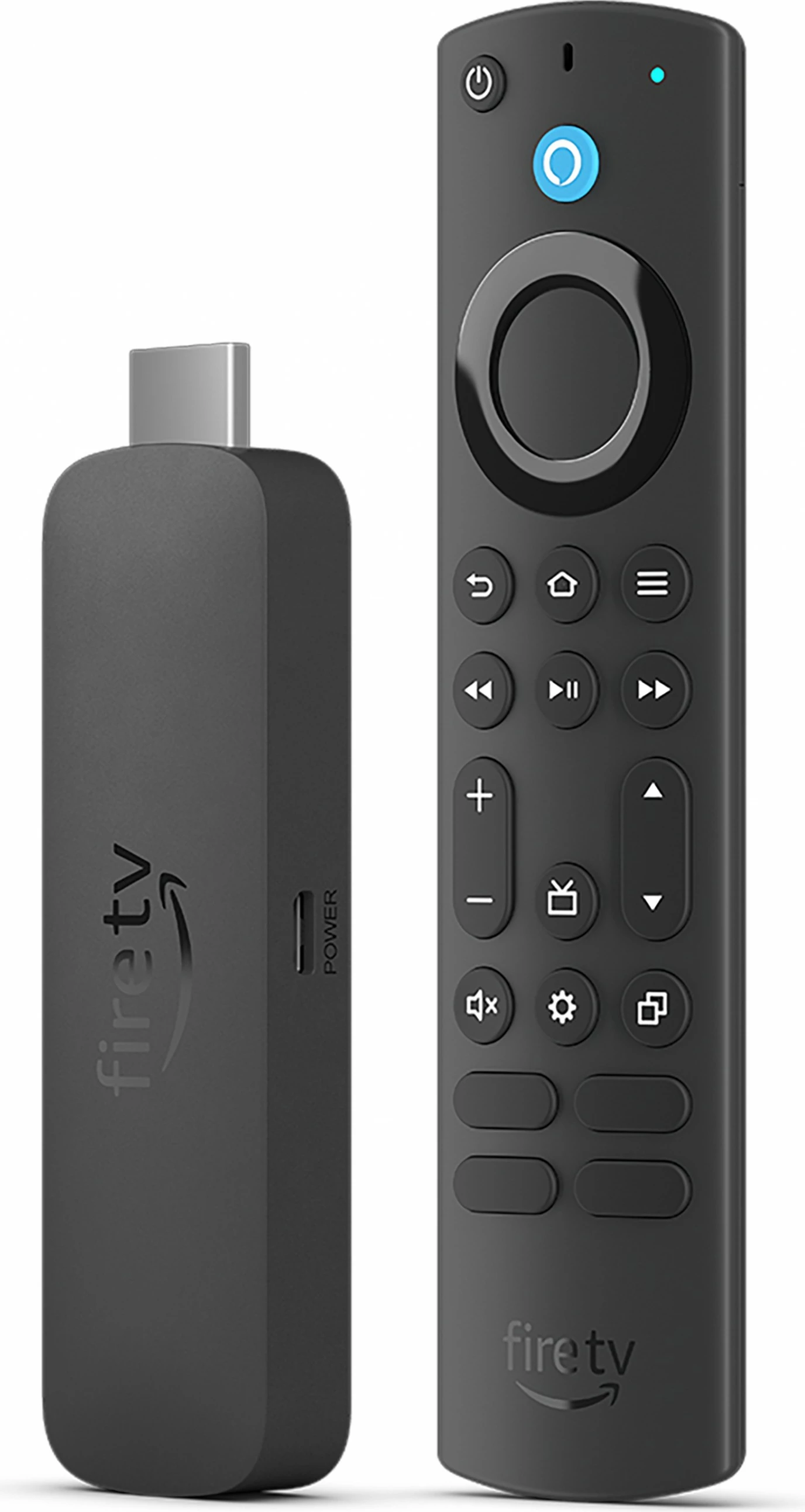 Medijski predvajalnik 4K Ultra HD Amazon Fire TV Stick, 2 GB, Wi‑Fi 6E, črn