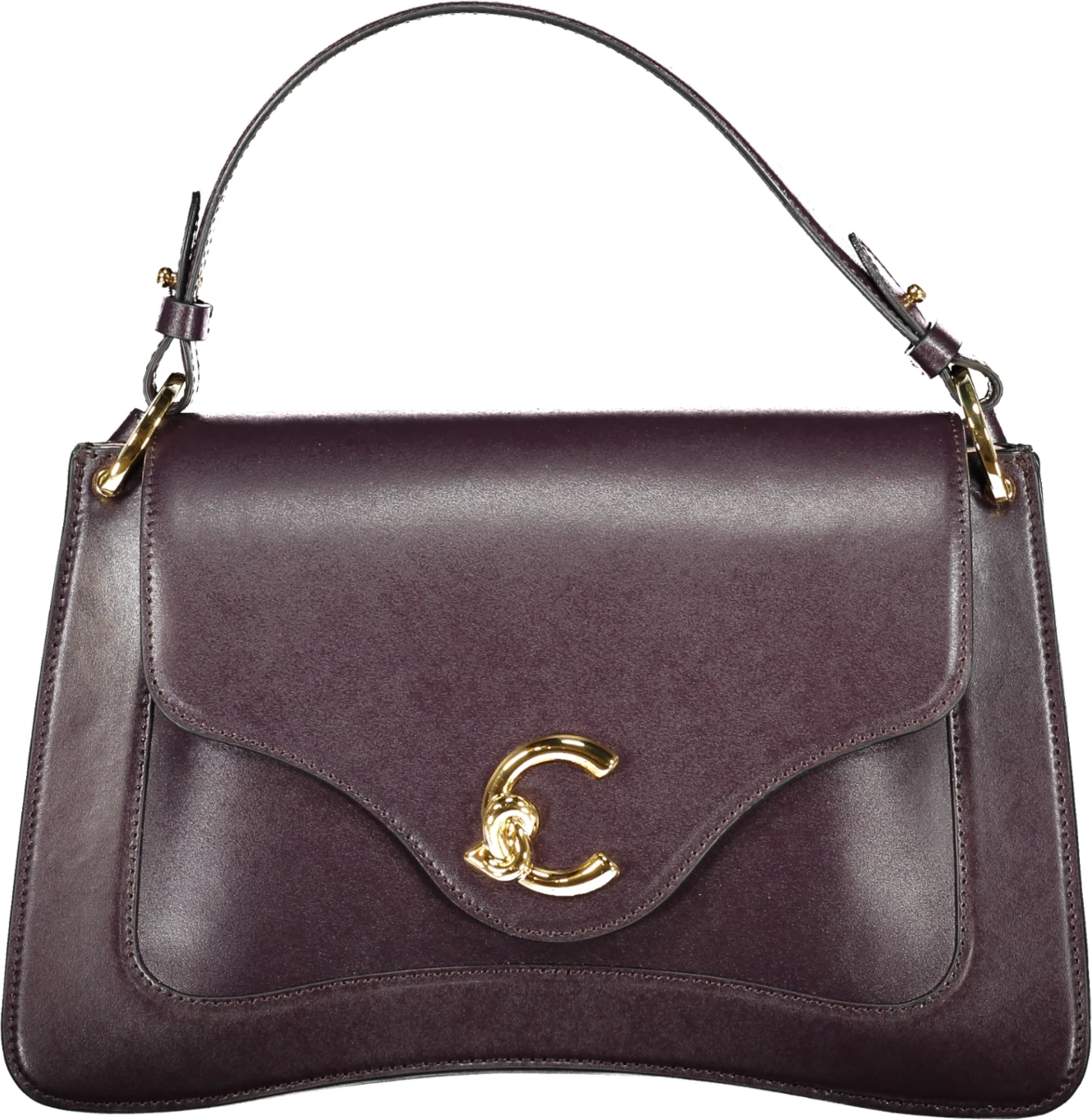 Torba za ženske COCCINELLE C-ME CALF BAG, vijolična