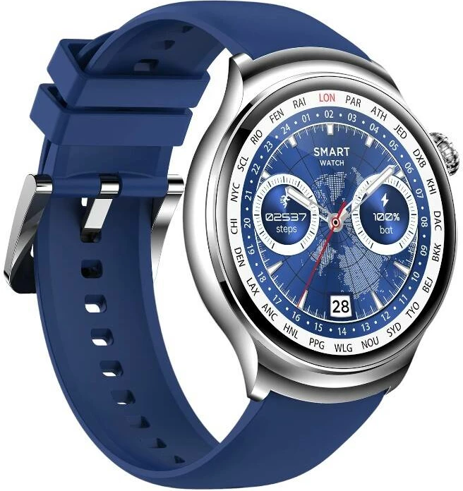 Pametna ura z 1,52" AMOLED zaslonom, BlitzWolf BW-AT4, modra