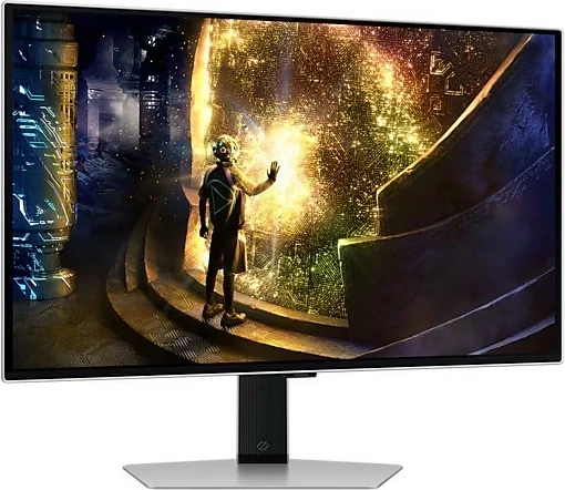 Gaming monitor OLED 27", QHD, 240Hz, srebrn — Samsung Odyssey G6 LS27DG610SUXEN