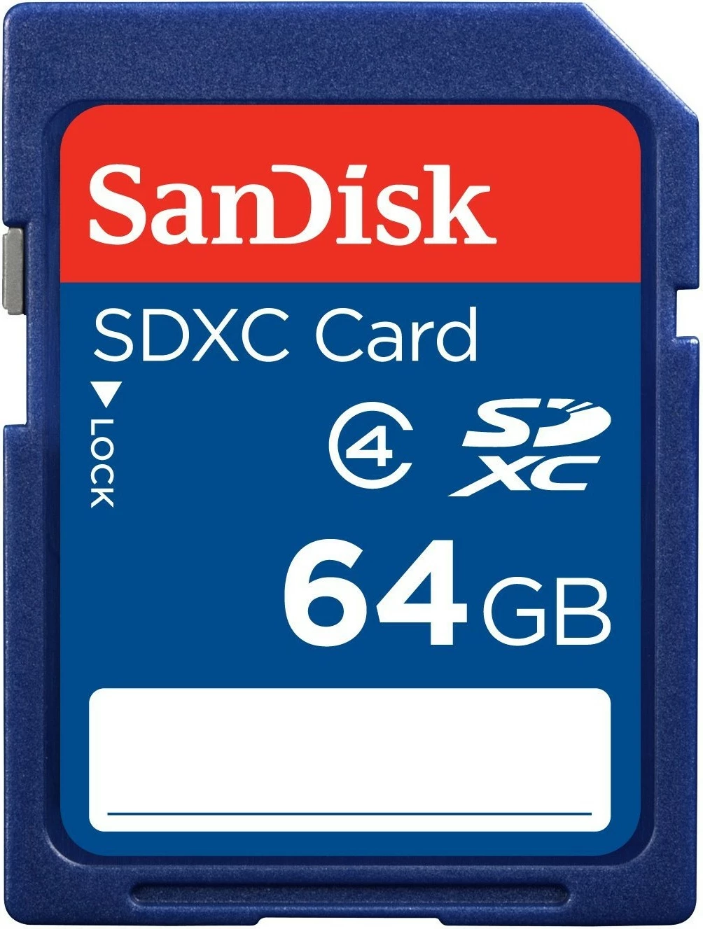 Kartica SDXC 64GB, Klasa 4, Sandisk, modra