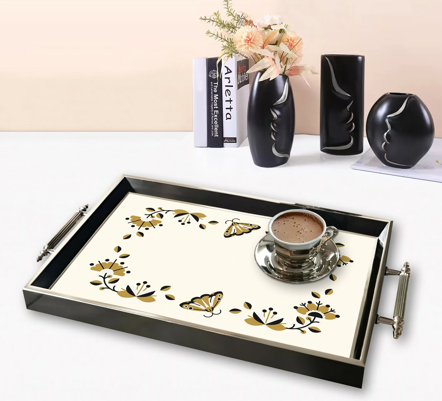 Pladenj iz stekla, dizajn Aberto TPG9930, večbarven