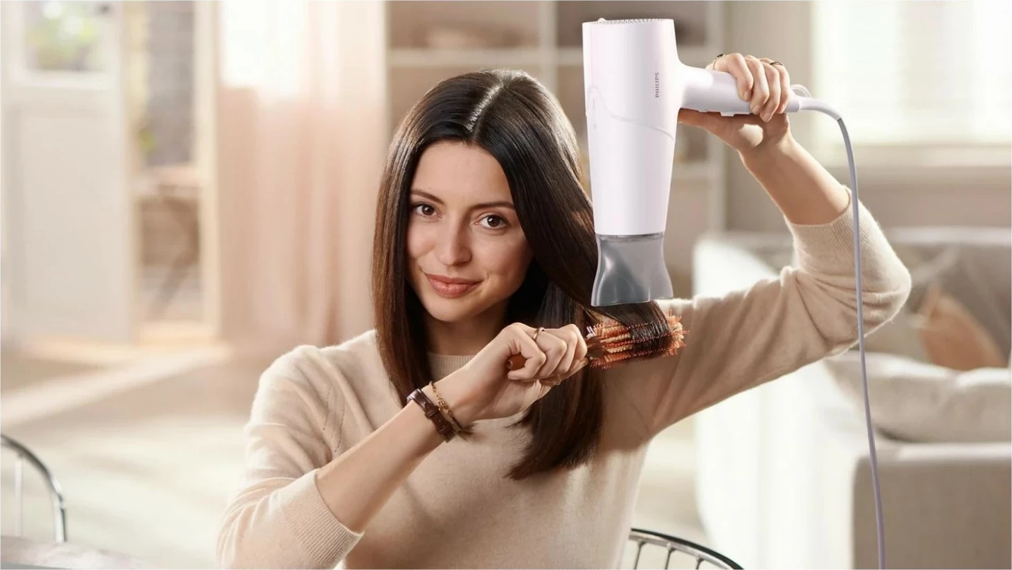 Sušilnik las, Philips 5000 BHD500/00, 2100 W, bel